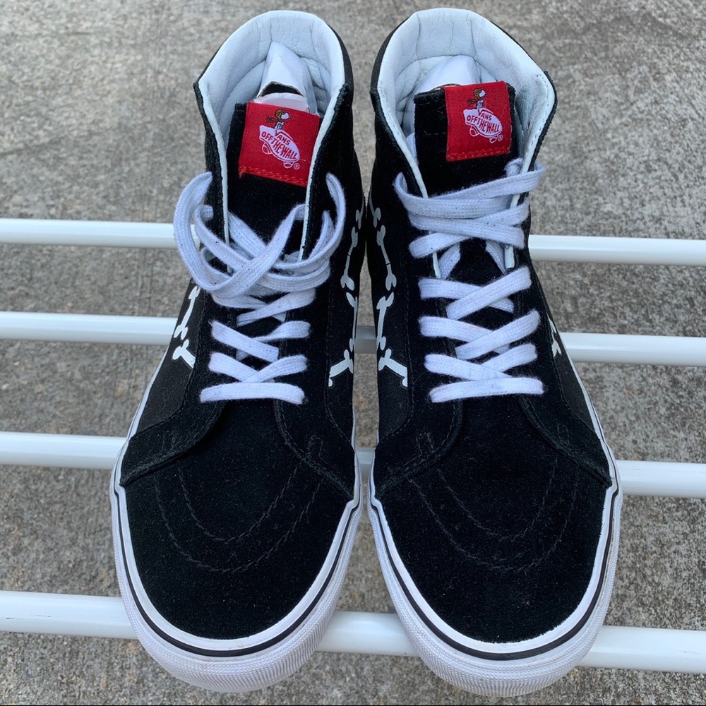Vans x peanuts men sk8-hi reissue snoopy bones